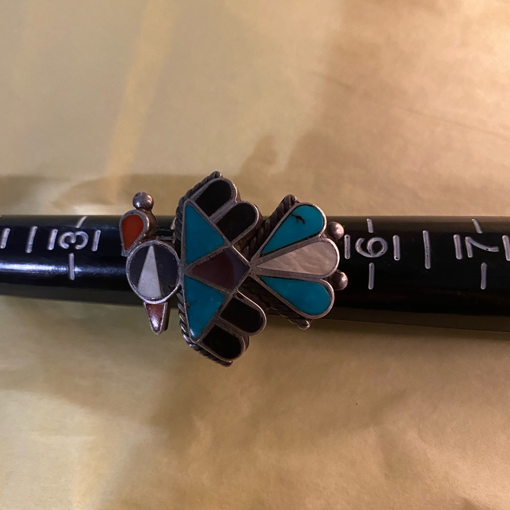 NATIVE OLD PAWN ZUNI RING